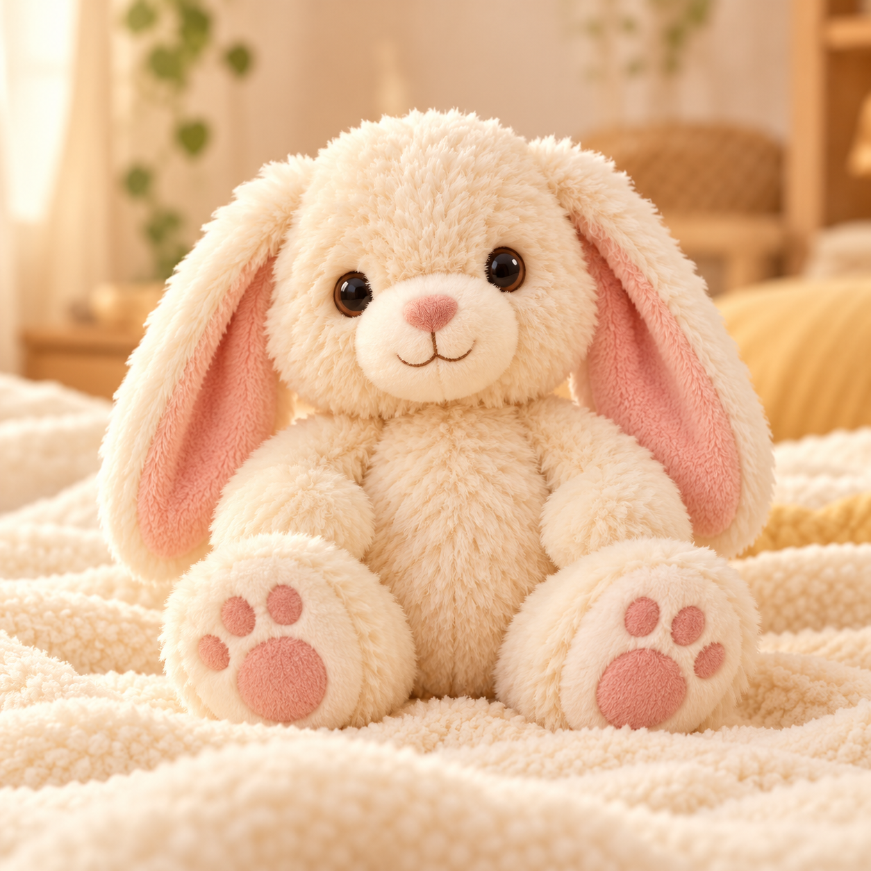 Conejita de peluche